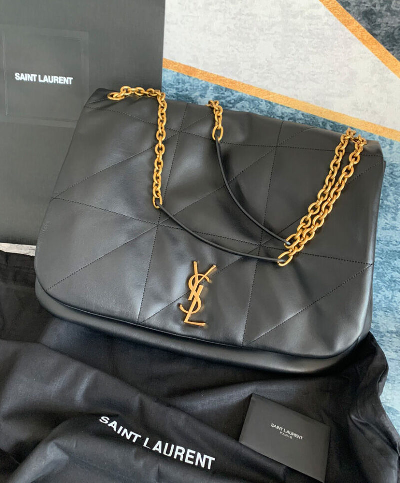 Saint Laurent Jamie 4.3 In Lambskin Black